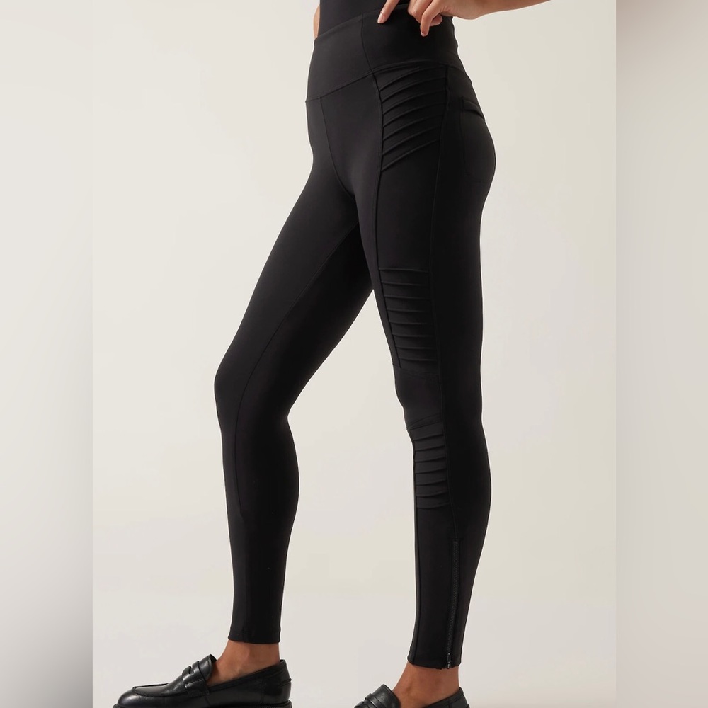Athleta Delancey Moto Tight leggings